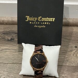 Juicy Couture Black Label Stainless Steel Camouflage Watch, Like New